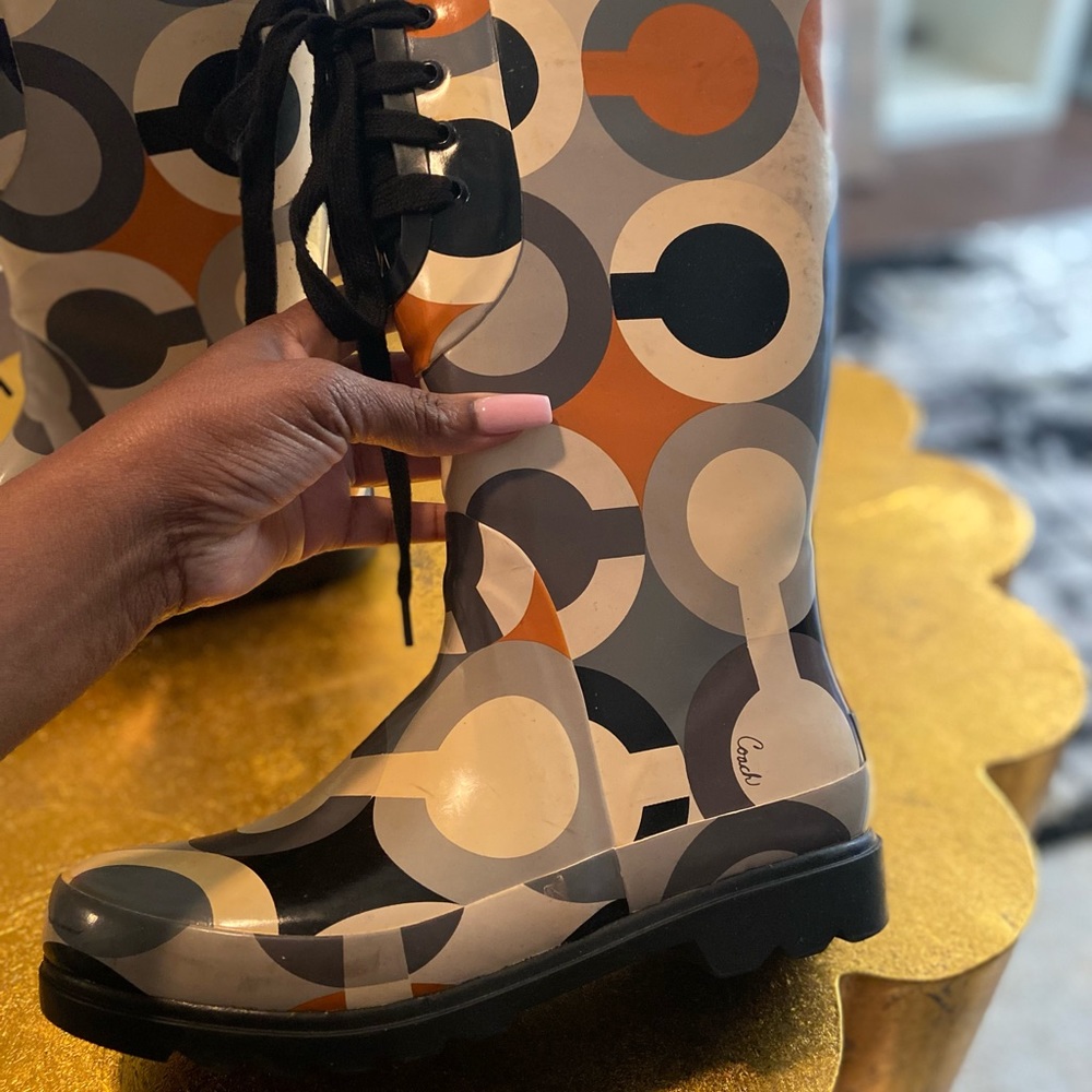 Authentic Coach Rainboots - Picture 8 of 8